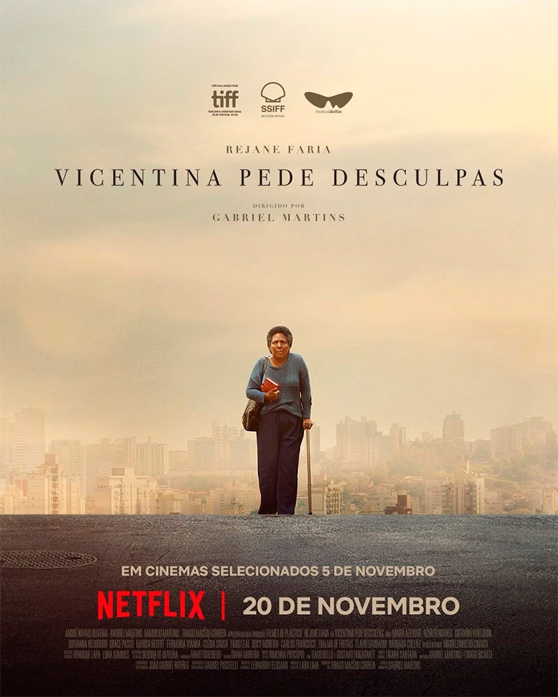 Pôster oficial de "Vicentina Pede Desculpas".